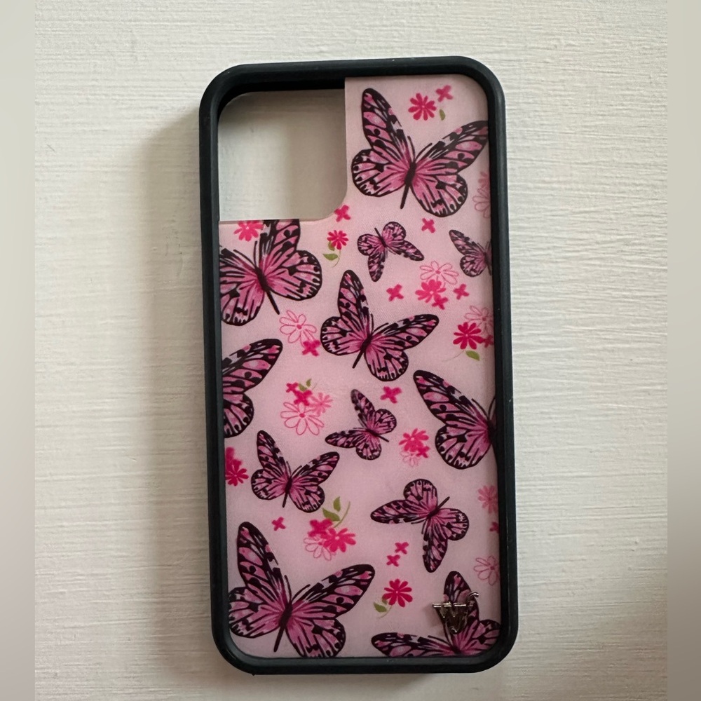 Wildflower Pink Butterfly iPhone 12/12 Pro Case